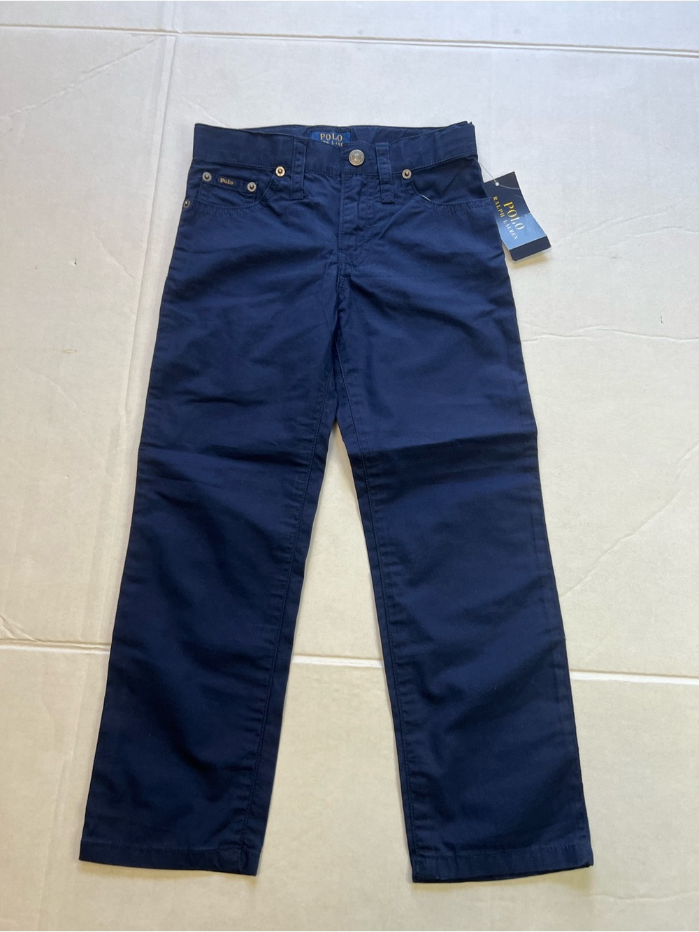Polo by Ralph Lauren Men’s Dark Navy Straight Jeans